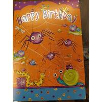 Happy Birthday - Spiders