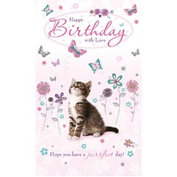 happy birthday with love - purrfect !