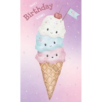 sweet birthday wishes - ice cream