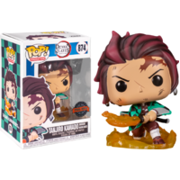Demon Slayer - Tanjiro with Flaming Blade - Pop! Vinyl Figure