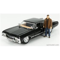 Hollywood Rides - Supernatural - 1967 Chevy Impala SS Sports Sedan with Dean   - 1:24 Scale Die-Cast Metal Vehicle