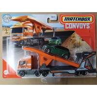 Matchbox - MBX Cabover & Auto Transport Trailer plus 2011 Mini Countryman - Convoy