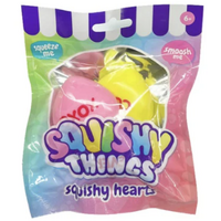 Message Hearts - 3 Pack - Squishy Things - 5cm