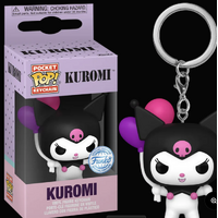 Hello Kitty - Kuromi with Balloons - Pocket Pop! Keychain