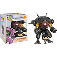 Overwatch - D.Va & MEKA (Carbon Fibre) US Exclusive 6" Pop! Vinyl
