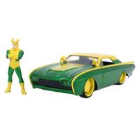 Marvel - 1963 Ford Thunderbird With Figure - Loki - 1:24