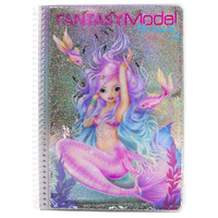 Fantasy Model Mermaid Colouring Book