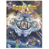  Create Your Own - Space Fun - Colouring/Sticker Book