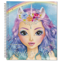 FANTASY MODEL: Fantasy Face Colouring/Activity Book