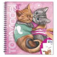 TOP MODEL Kitty Colouring Book
