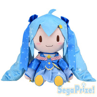 Vocaloid - Hatsune Miku - Special Fuwa Fuwa Nuigurumi - Snow Miku 2017 Magical Snow Ver. Jumbo Plush