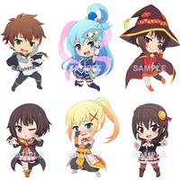 KONO SUBARASHII SEKAI NI SYUKUFUKU WO! LEGEND OF CRIMSON Nendoroid Plus Collectible Keychains (Sold Separately)