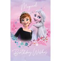 Birthday card - Anna & Elsa