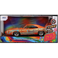 I Love the 60’s - 1969 Dodge Charger Daytona - 1/24th Scale Die-Cast Vehicle Replica