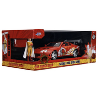 One Punch Man - Saitama With 1995 Toyota Supra V2 - 1:24 Scale Diecast Vehicle