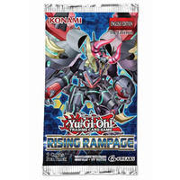 YU-GI-OH! TCG Rising Rampage 9 x foil card Booster (Sold Separately)