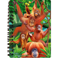 Note Book - 3D - Orangutan Swinging