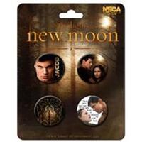 Twilight (New Moon) - 4 Badge Set