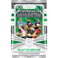 NRL Rugby League - 2025 Traders Titanium Trading Cards Booster Pack (9 Cards)