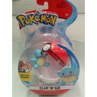 Pokemon - Clip "N" Go - Squirtle & Pokè Ball