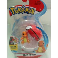 Pokemon - Clip "N" Go - Charmander & Pokè Ball