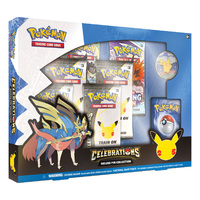 Pokemon Cards -  Celebrations - Deluxe Pin Collection - Zacian