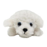Petooties - 4" Mini Dog Plush - Tiny The Bichon