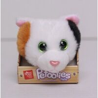 Petooties - 4" Mini Pets Plush - Wave 1 - Peaches The Calico Cat