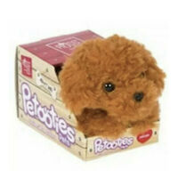 Petooties - 4" Mini Pets Plush - Wave 1 -  Mocha The Dark Brown Poodle