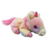 Petooties - 4" Mini Fantasy Plush - (Pink Horn)Jellybean The Rainbow Unicorn