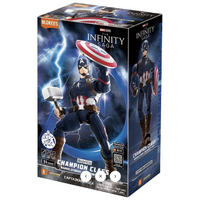 Marvel - The Infinity Saga - Captain America - Champion Class - Articulated Model Kit - Blokees