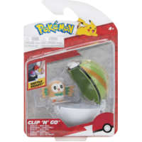 Pokemon - Rowlet + Nest Ball - Clip ’N’ Go Poke Ball Set