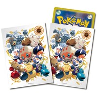 Pokémon Center Official Product - 64ct Deck Shield Card Sleeves - Fighters Fight