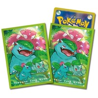 Pokémon Center Official Product - 64ct Deck Shield Premium Gloss Card Sleeves - Genealogy of Evolution Venusaur Design