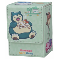 Pokémon Center Official Product - Polyurethane Flip Deck Case - Yawning Snorlax