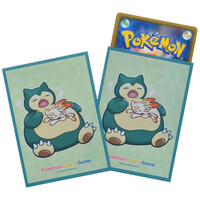 Pokémon Center Official Product - 64ct Deck Shield Card Sleeves - Snorlax with Scorbunny