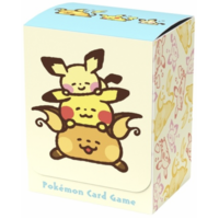 Pokémon Center Official Product - Deck Case - Pikachu Evolution Nesoberi Lying down