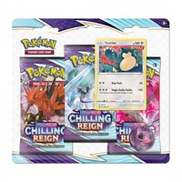 Pokemon CARDS -  Sword & Shield: Chilling Reign - Blister 3-Pack - Snorlax