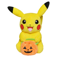 Pokémon 8 inch Seasonal Plush - Pikachu Pumpkin Bag