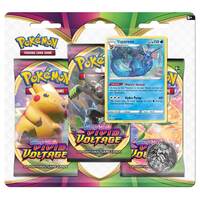 POKÉMON TCG - Vivid Voltage - Sword and Shield- 3 Pack Blister - Vaporeon - Sold Separately