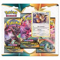 POKÉMON TCG - 3 Booster Blister - Darkness Ablaze - Eevee