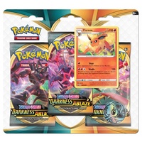 POKÉMON TCG - 3 Booster Blister - Darkness Ablaze - Flareon