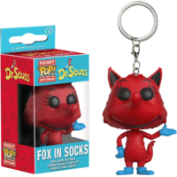 Dr Seuss - Fox in Socks - Pocket Pop! Vinyl Keychain