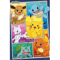Pokemon - Character Panels Poster