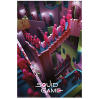 Poster - Squid Game - Crazy Stairs - No.19