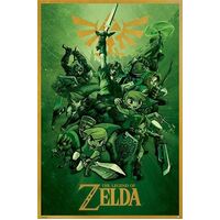 The Legend Of Zelda - Link Collage Poster