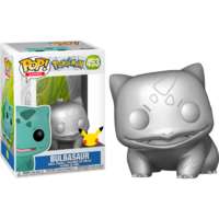 Pokemon - Siver Metallic Bulbasaur - 25th Anniversary - Pop! Vinyl Figure