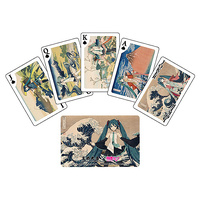 Katsushika Hokusai x Hatsune Miku Playing Cards