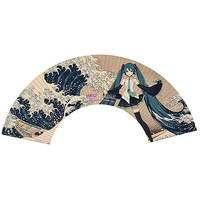 Hatsune Miku x Katsushika Hokusai iXima Hand Fan - The Great Wave off Kanagawa