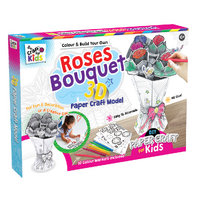 Paper Craft Model - Roses Bouquet - 3D